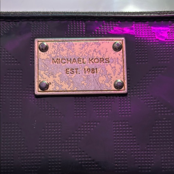 Michael Kors Black Embossed Wallet - Picture 2 of 4